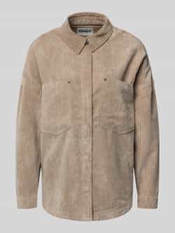 Only Loose fit corduroy blouse met borstzakken model 'JANINE-RAI'