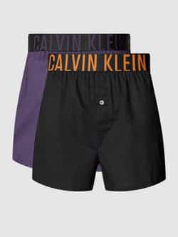 Calvin Klein Underwear Boxershort met elastische logoband in een set van 2 stuks