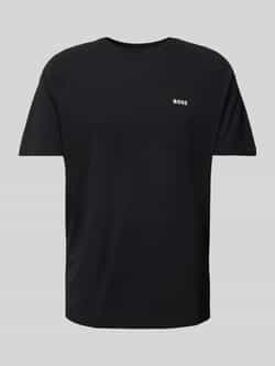 BOSS Green T-shirt met labelprint