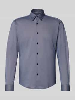 Boss Slim fit zakelijk overhemd met structuur model 'P-ROAN'
