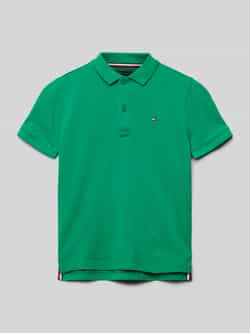 Tommy Hilfiger polo groen Jongens Katoen Polokraag Effen 104