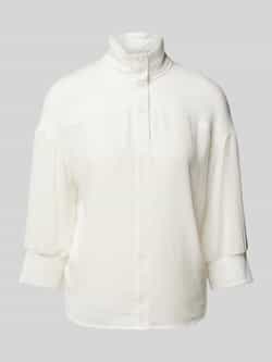 Marc Cain Blouse met opstaande kraag en 3 4-mouwen