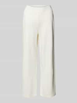 Milano italy Flared stoffen broek met elastische band