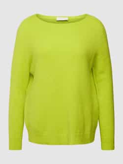 Rich & Royal Gebreide pullover met boothals