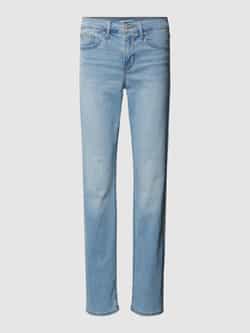 Levi's 300 Straight fit jeans met knoopsluiting