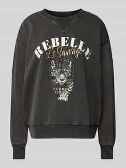 Only Comfort fit sweatshirt van katoenmix model 'LUCINDA'