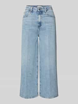 Tommy Hilfiger Regular fit wide leg jeans van puur katoen