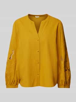 Seidensticker Regular fit blouse met broderie anglaise