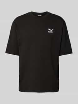 PUMA PERFORMANCE T-shirt met labelstitching model 'BETTER CLASSICS'