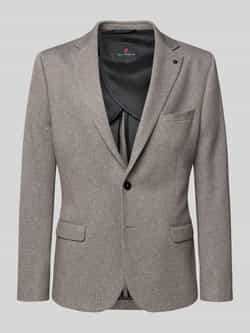 Zuitable Slim fit 2-knoops colbert met klepzakken model 'DiNick'