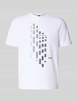 BOSS Green Relaxed fit T-shirt van katoenmix model 'TEE'