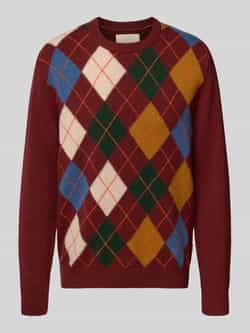 Gant Gebreide pullover met ronde hals