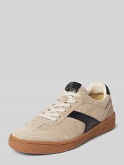 Marc O'Polo Lage sneakers van zacht suède