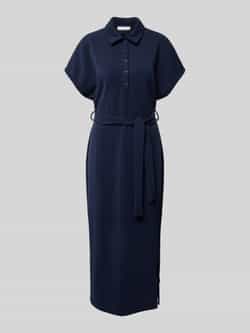 Rich & Royal Midi-jurk met strikceintuur