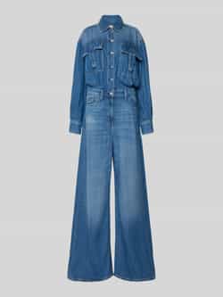 Guess Jumpsuit in denimlook met borstzakken