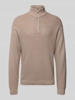 Jack & jones Gebreide pullover met ritssluiting model 'KAITO'