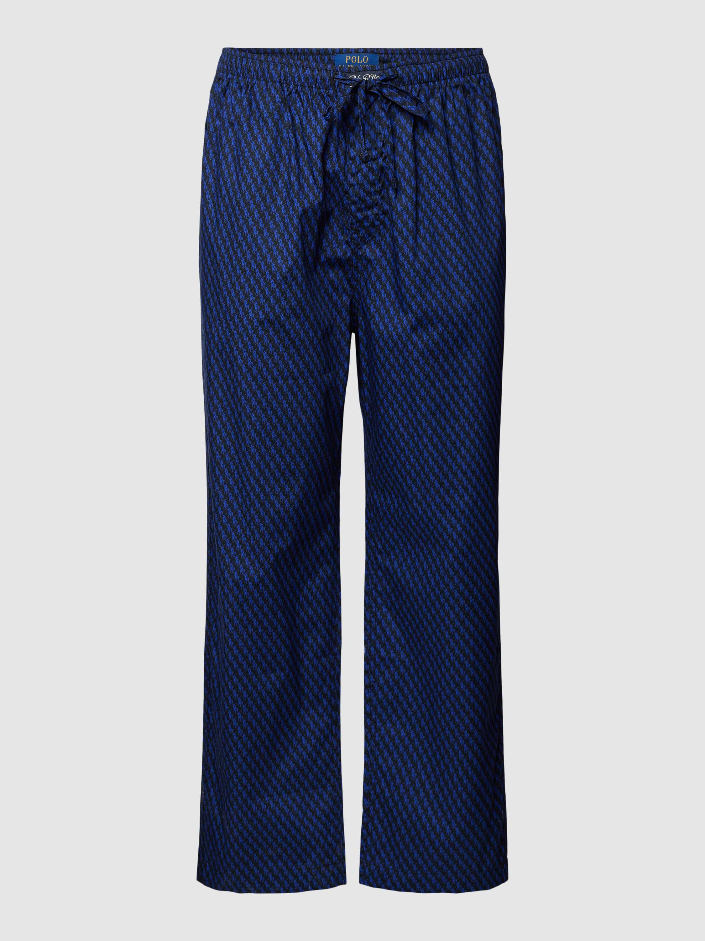 Polo Ralph Lauren Underwear Pyjamabroek met tunnelkoord en all-over motiefprint
