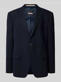Boss Regular fit 2-knoops colbert met reverskraag model 'Jasper'