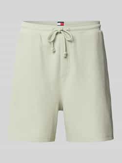 Tommy Jeans Relaxed fit sweatshort met structuurmotief