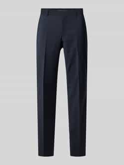 Boss Slim fit pantalon van scheerwolmix model 'GENIUS'