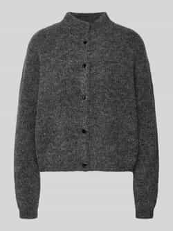 Gestuz Gebreid jack met opstaande kraag model 'manzi'