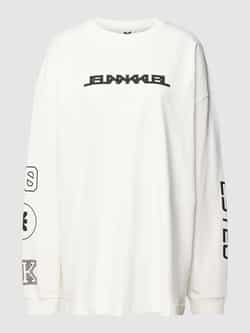 Karo Kauer Shirt met lange mouwen met oversized schouders