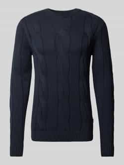 lindbergh Gebreide pullover met kabelpatroon