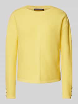 Betty Barclay Gebreide pullover van viscosemix met ribboorden