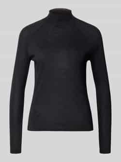 Christian Berg Woman Selection Gebreide pullover van viscosemix met opstaande kraag