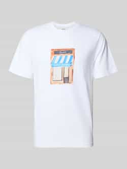Forét-shirt met motiefprint model 'MARKET'