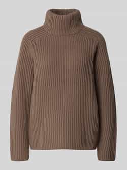 MOS MOSH Gebreide pullover met opstaande kraag model 'Thyra'