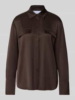 Style Icon Collection Satijnen blouse met knoopsluiting curated by Anouk Yve