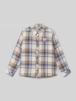 Steiff Regular fit vrijetijdsoverhemd met logodetail