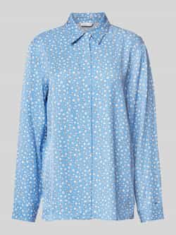 Tommy Hilfiger Regular fit blouse met blinde knoopsluiting