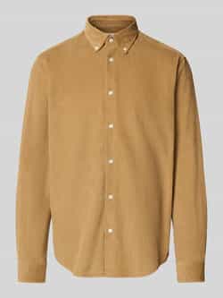 Selected Homme Regular fit ribcordoverhemd van puur katoen model 'DANNI'