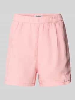 Review Relaxed fit korte broek met plooien