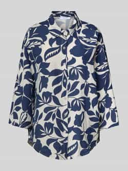 ZABAIONE Blouse met knoopsluiting en 3 4-mouwen