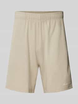 ANOTHER COTTON LAB Korte relaxed fit broek met structuurmotief