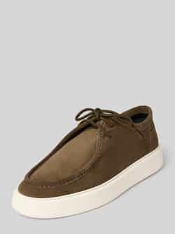 Antony Morato Leren sneakers met siernaad model 'NICHOLAS'