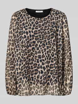 ZABAIONE Relaxed fit blouse met ronde hals