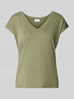 Vila Shirt met V-hals VIMODALA V-NECK S S TOP NOOS
