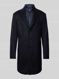 JOOP! Collection Lange wollen jas in dubbele-laagjeslook model 'Morris'