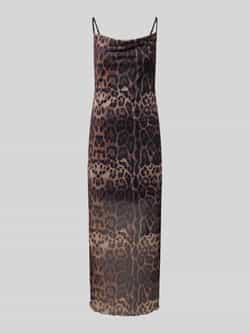 Pieces Nauwsluitende maxi jurk met dierenprint model 'ALEO'
