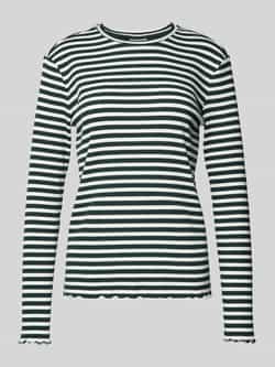Vila Shirt met lange mouwen en geschulpte zoom model 'THESSA'