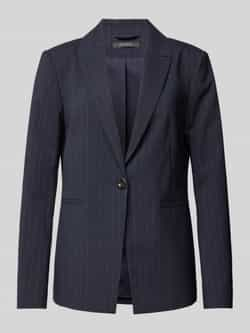 Comma Regular fit blazer met knoopsluiting en paspelzakken