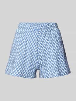 CCDK Copenhagen Relaxed fit korte pyjamabroek met sierstrik model 'Kimmy'