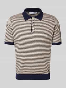 Manuel Ritz Poloshirt met korte knoopsluiting