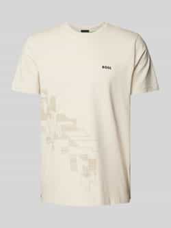 BOSS Green T-shirt met labelprint