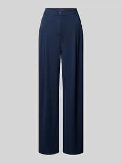 Lauren Ralph Lauren Wide leg stoffen broek met hoge band model 'CHABRELL'