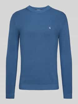 Calvin Klein Jeans Gebreide pullover met labelbadge